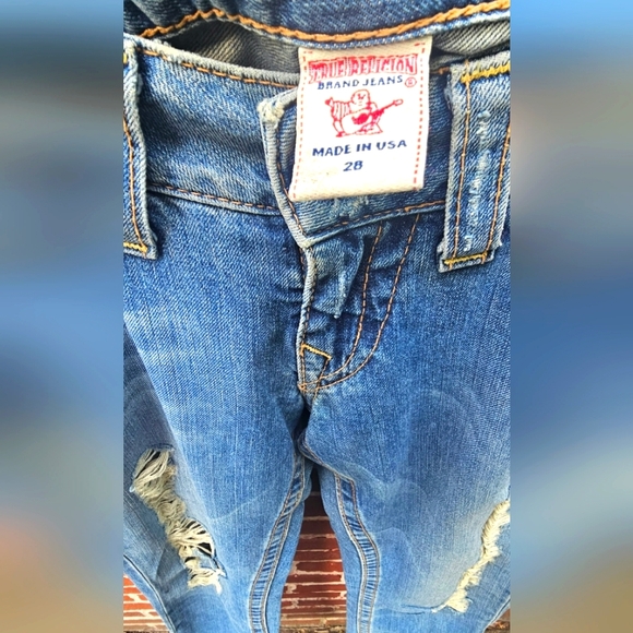 VINTAGE True Religion boot cut low rise Jeans - Picture 5 of 5